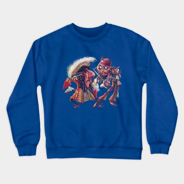 The captains fight Crewneck Sweatshirt by AnthonyGeoffroy